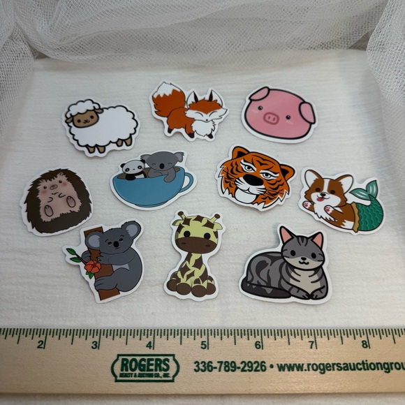 Animal Stickers - Colorful & Waterproof  - 100pc Set - NWT - Picture 8 of 14